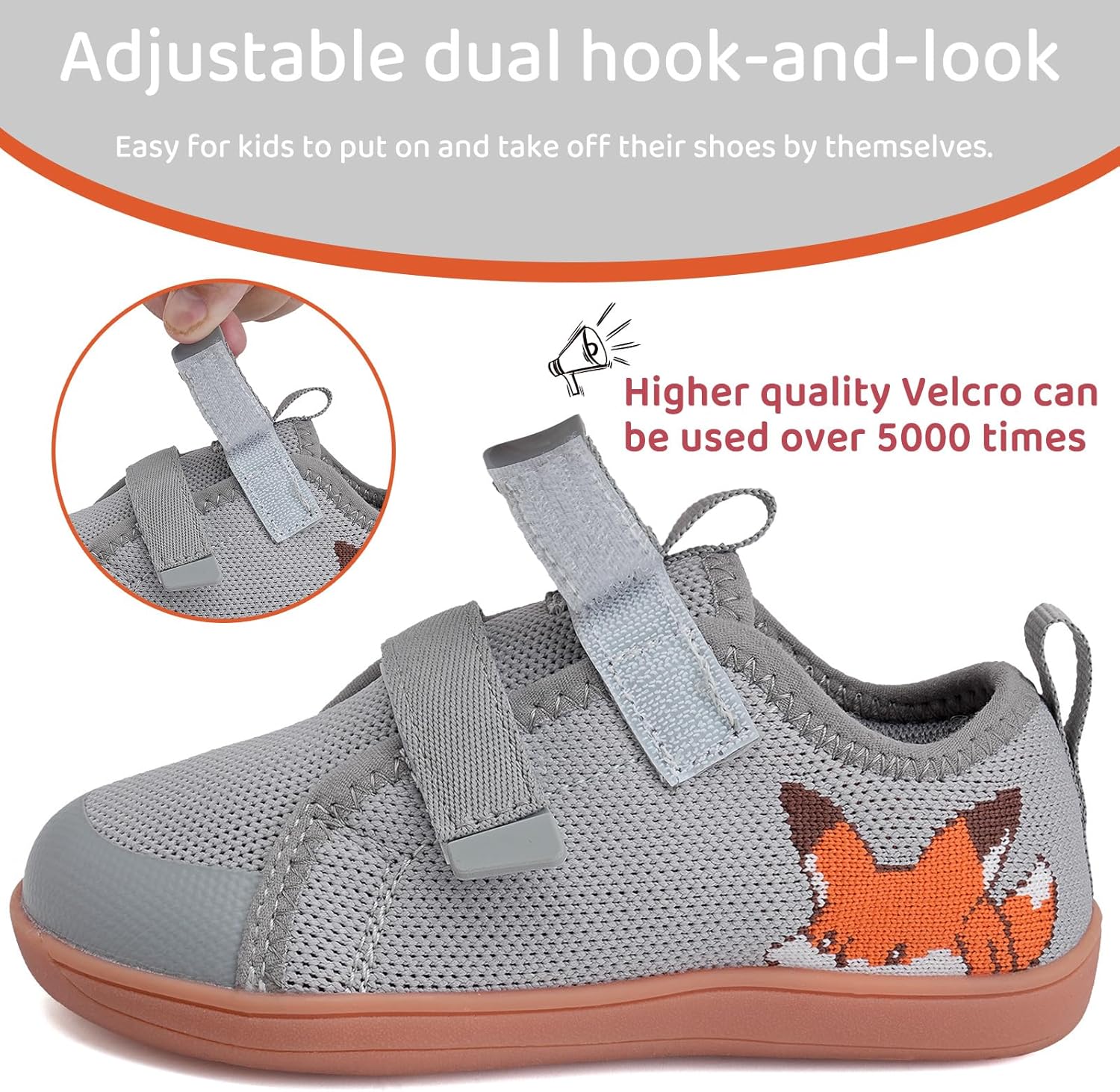 WateLves Toddler Little Kids Wide Barefoot Shoes The First Walking Shoes Girls Boys Breathable Zero Drop Minimalist Sneakers with Wide Toe Box Natural to Grow