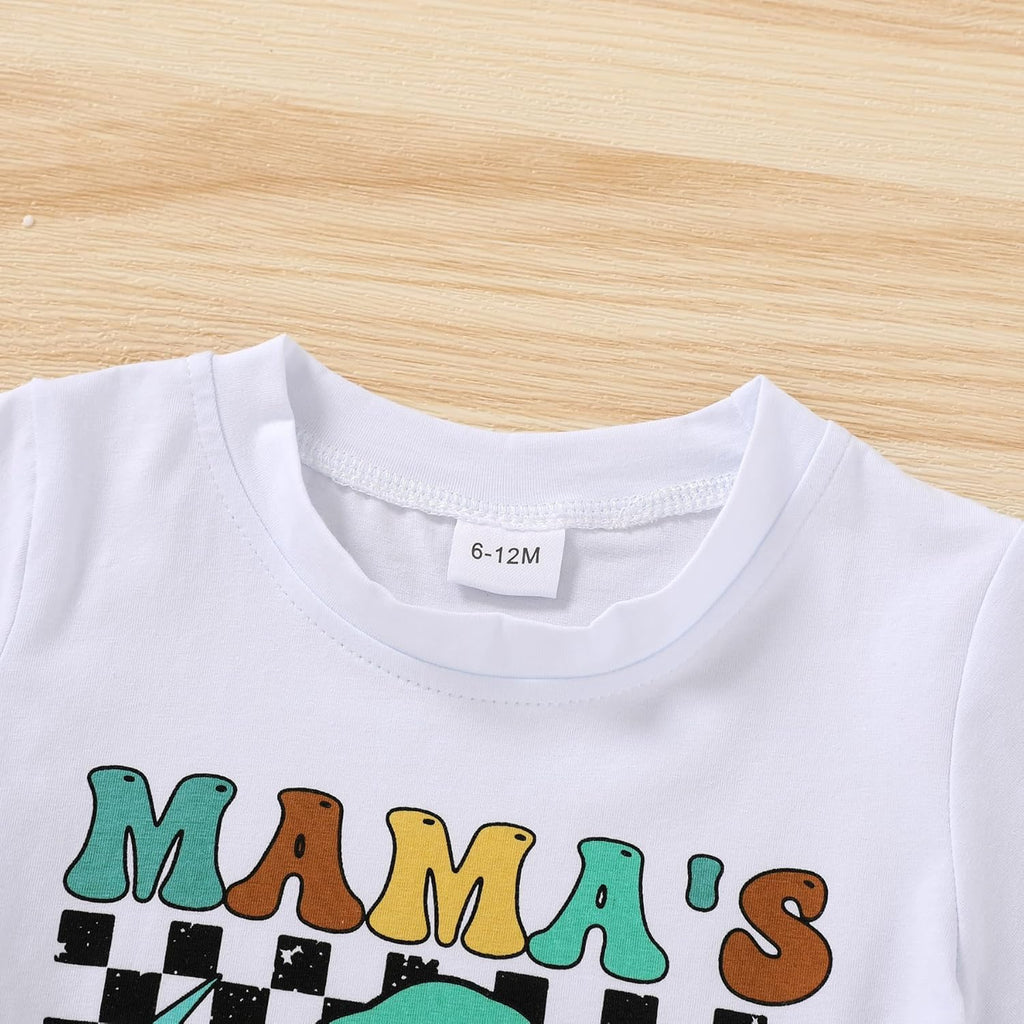 Happy Town Toddler Clothes Baby Boy Girl Smiley Face Shirt Short Sleeve T-Shirt Tee Summer Tops Outfits