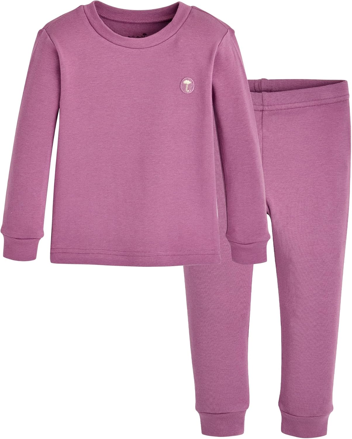 moimoln 6M-8Y Modal Cotton Solid Soft Breathable Baby Toddler Boys Girls Snug fit Pjs Long Sleeve Pajamas Set Sleepwear Daily