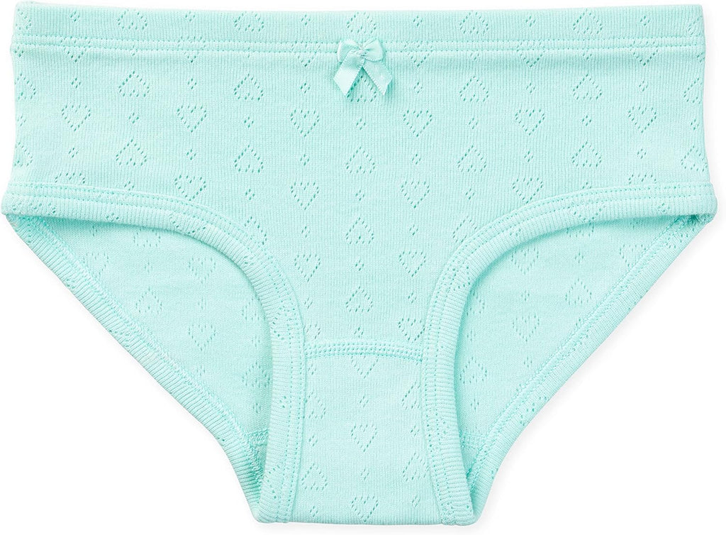 Lucky & Me Erica Girls Bikini 100% Organic Cotton Children's Underwear 6 Pack