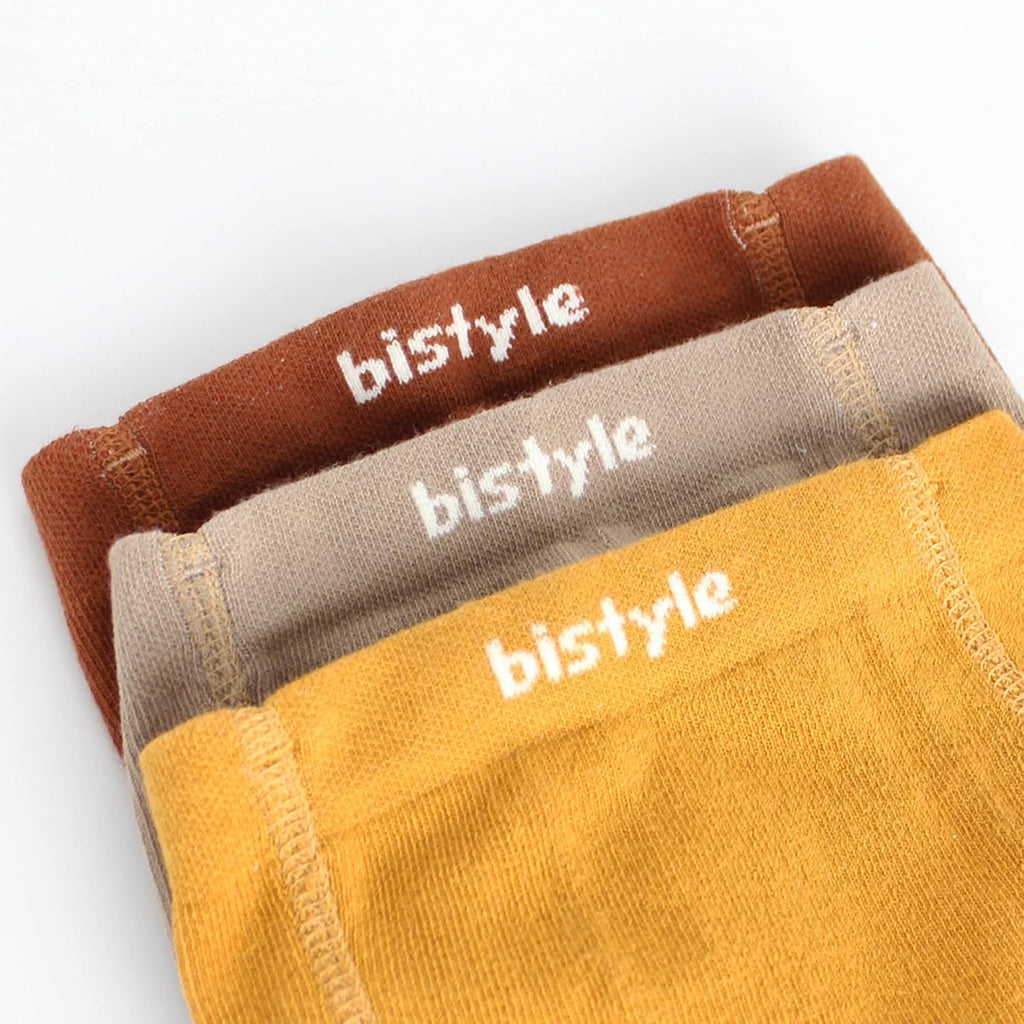 bistyle Baby Girls Tights Thick Leggings Soft | Warm Organic Cotton Stockings Pantyhose | Newborn Infant Toddler 3 Pack