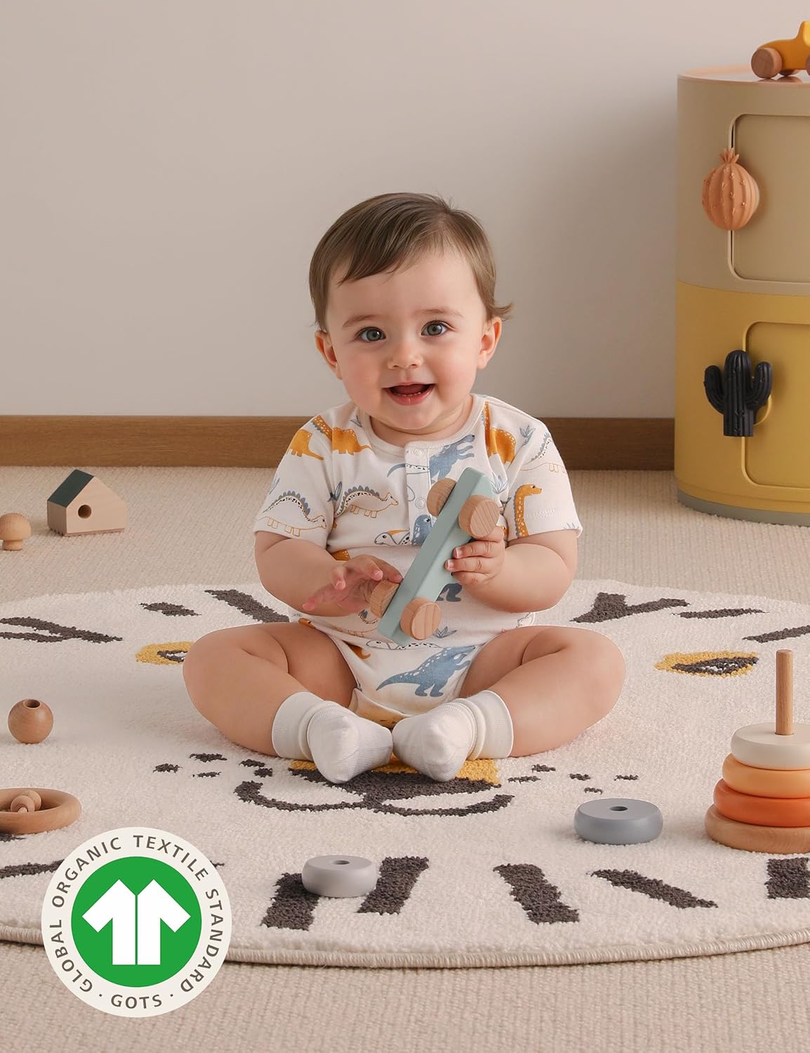 Yoofoss Baby Bodysuits 100% Organic Cotton Short Sleeve Infant Romper for Boy and Girl Baby Clothes, Soft Breathable