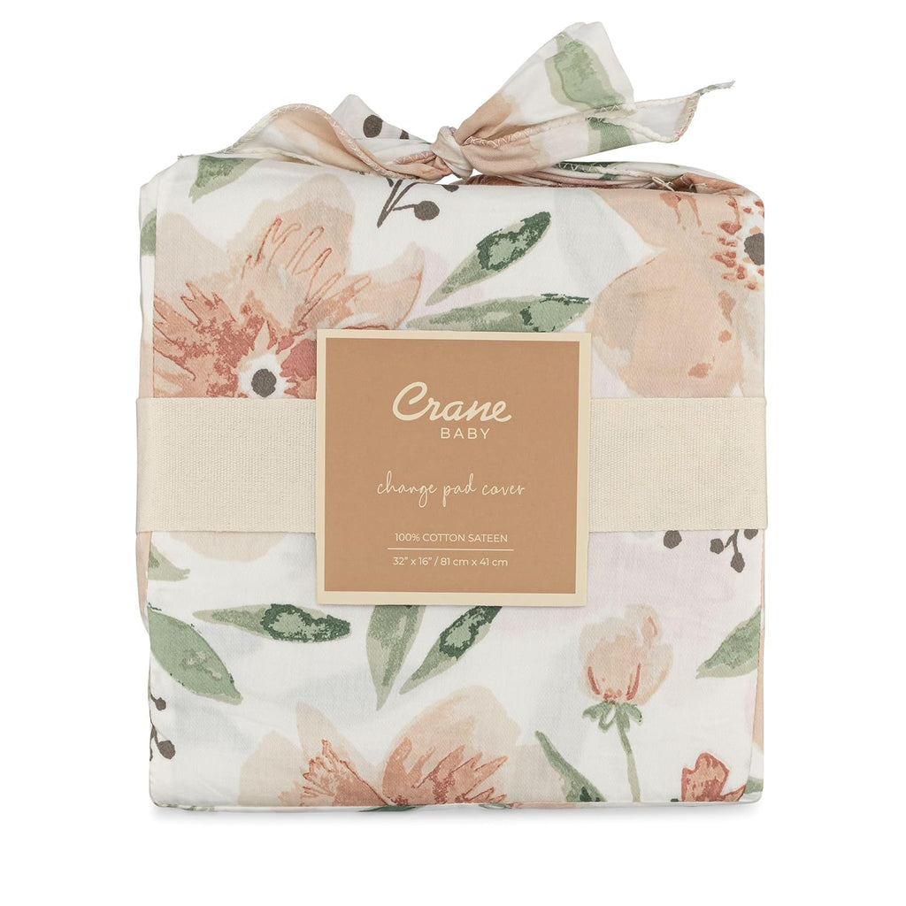 Parker Quilted Floral Change Pad Cover