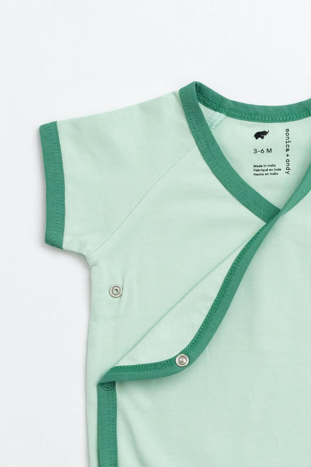 MONICA + ANDY Baby Organic Short Sleeve Lucky Bodysuit