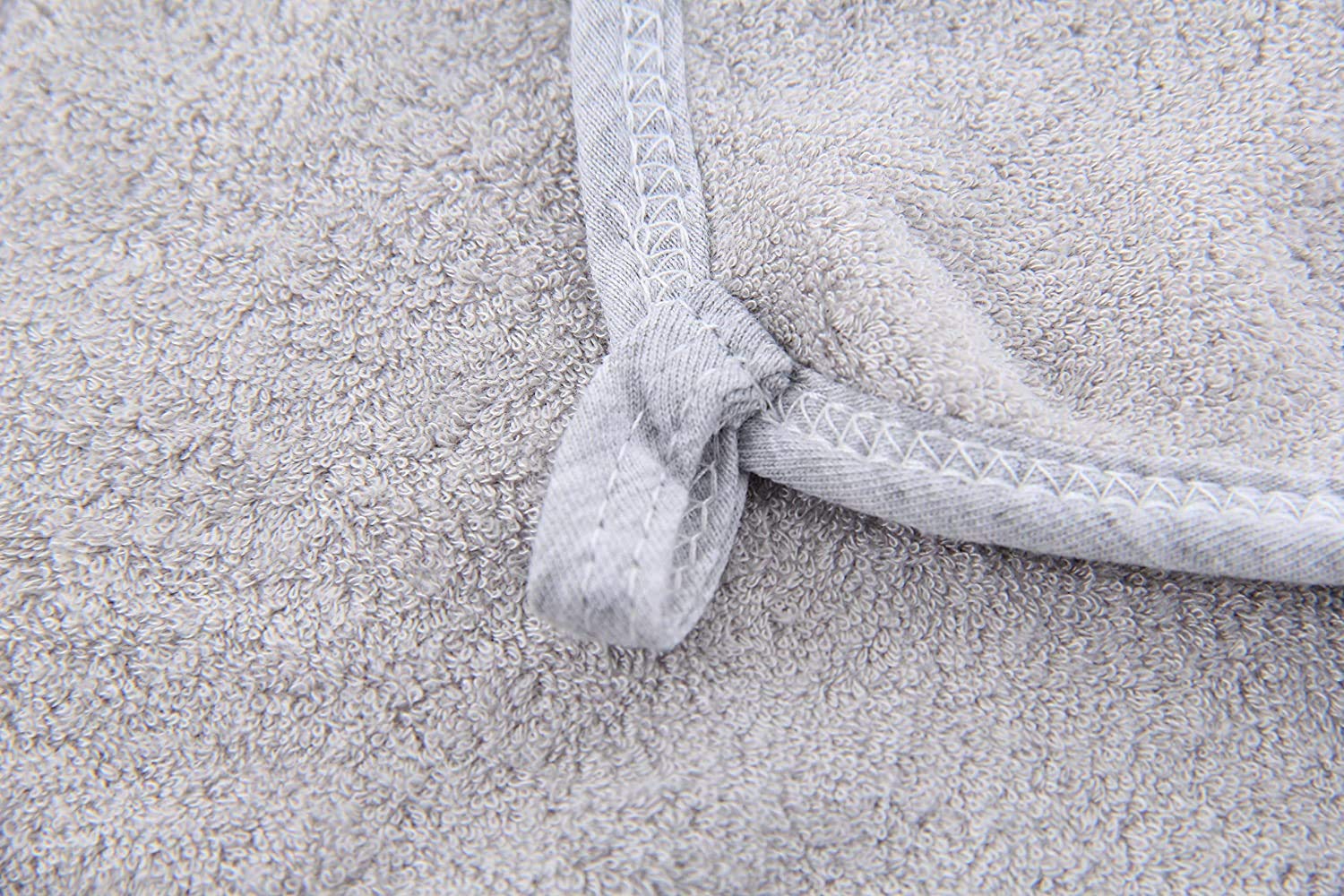 HIPHOP PANDA Baby Washcloths, Rayon Made from Bamboo - 2 Layer Ultra Soft Absorbent Newborn Bath Face Towel - Reusable Baby Wipes for Delicate Skin - Grey, 30 Pack