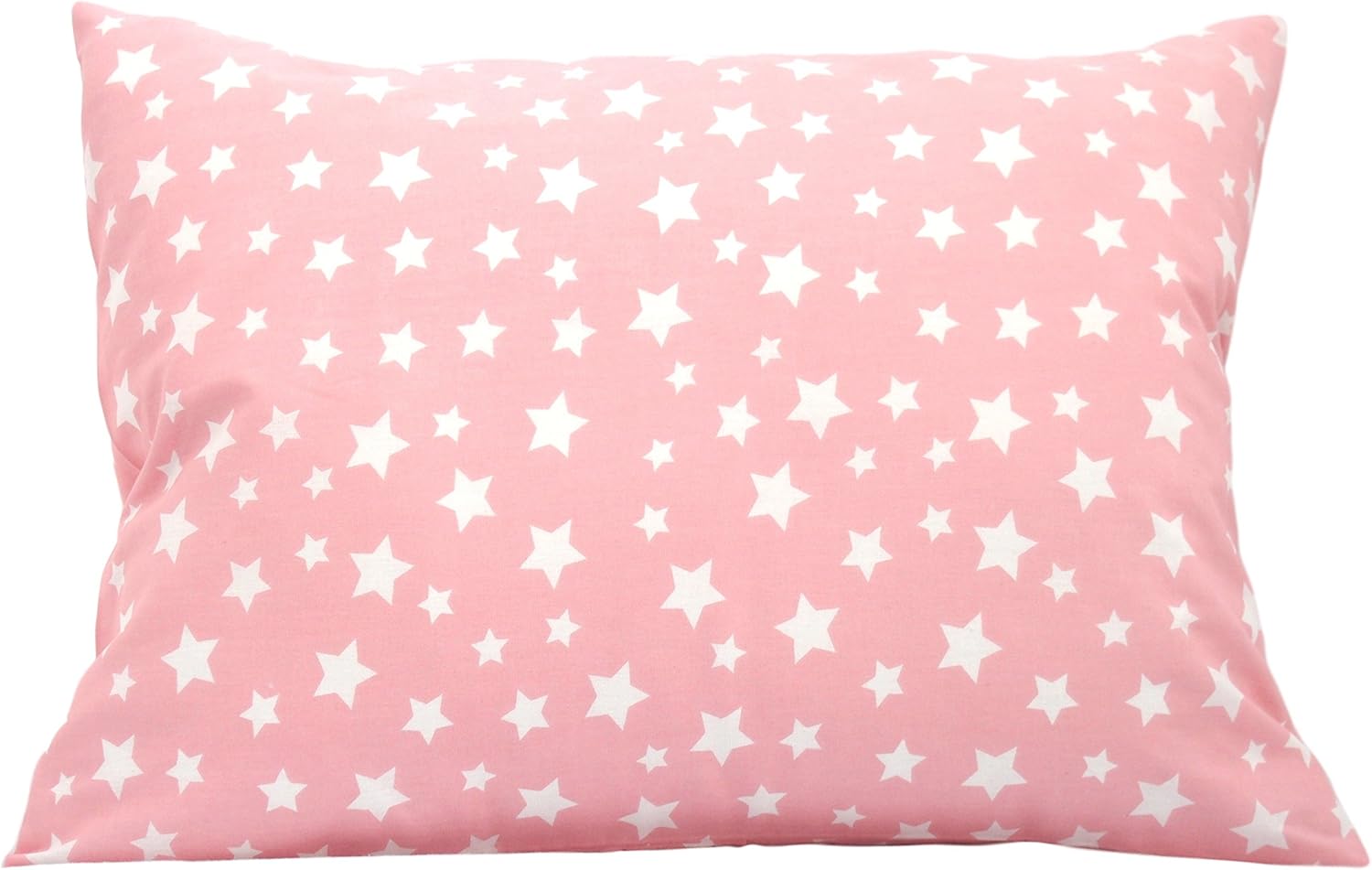 Star Toddler Pillow Cases 13 x 18 - Pillow Cases for Travel Pillow, Baby Cover Pillow Case, Star Pillowcase Breathable Pillow for Toddler - Pink Star