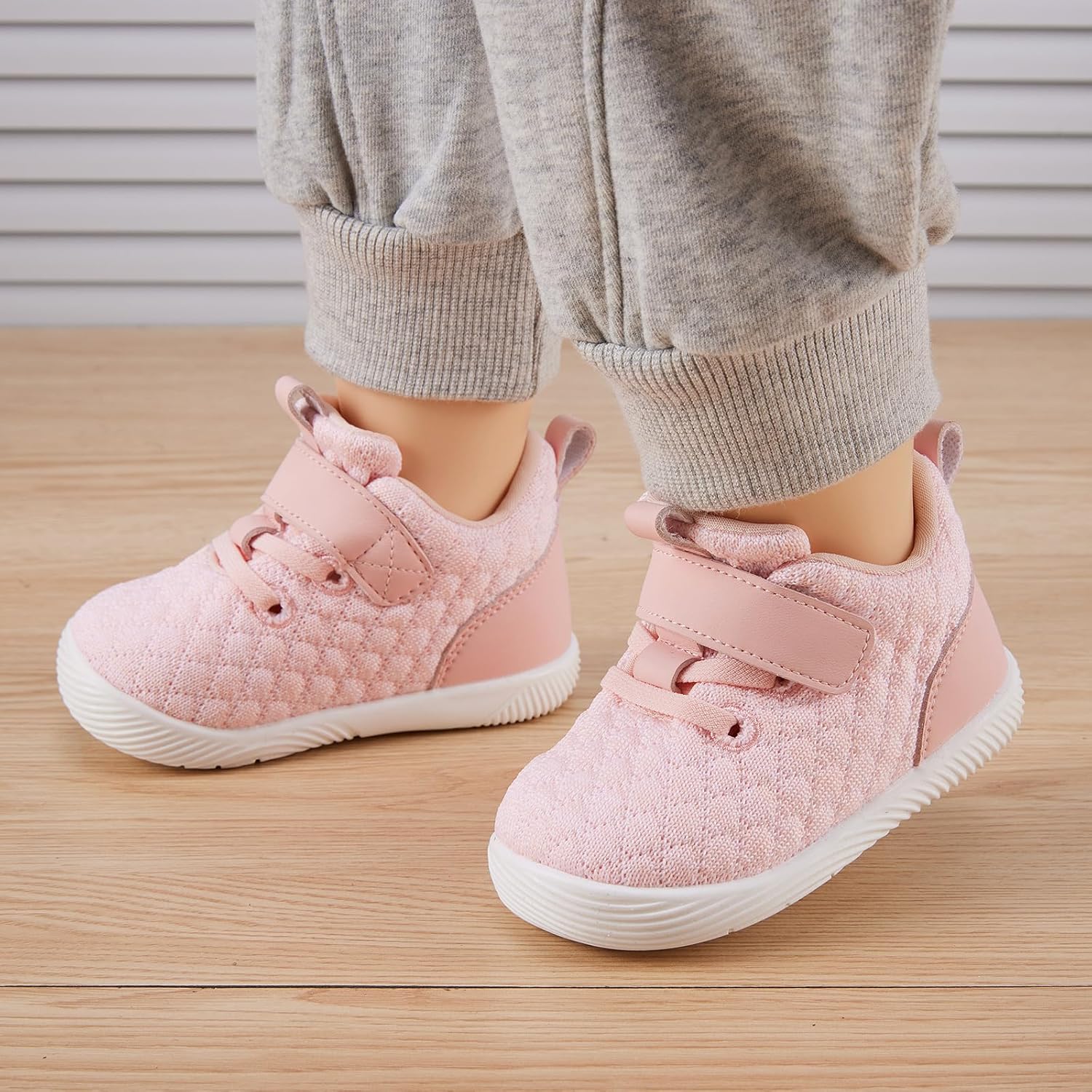 BMCiTYBM Baby Boy Girl Shoes Breathable Mesh Walking Shoes Lightweight Non-Slip Sneakers Infant First Walkers 6 9 12 18 24 Month
