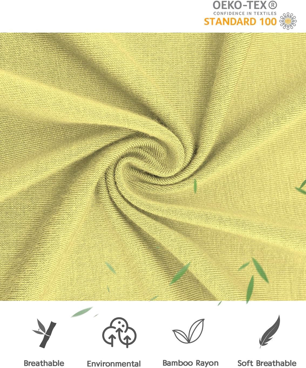 Jimonda Baby Romper Boys Girls Bamboo Pajamas 2-Way Zipper Footless Unisex Long Sleeve Sleepers Sleep and Play 0-24 Months