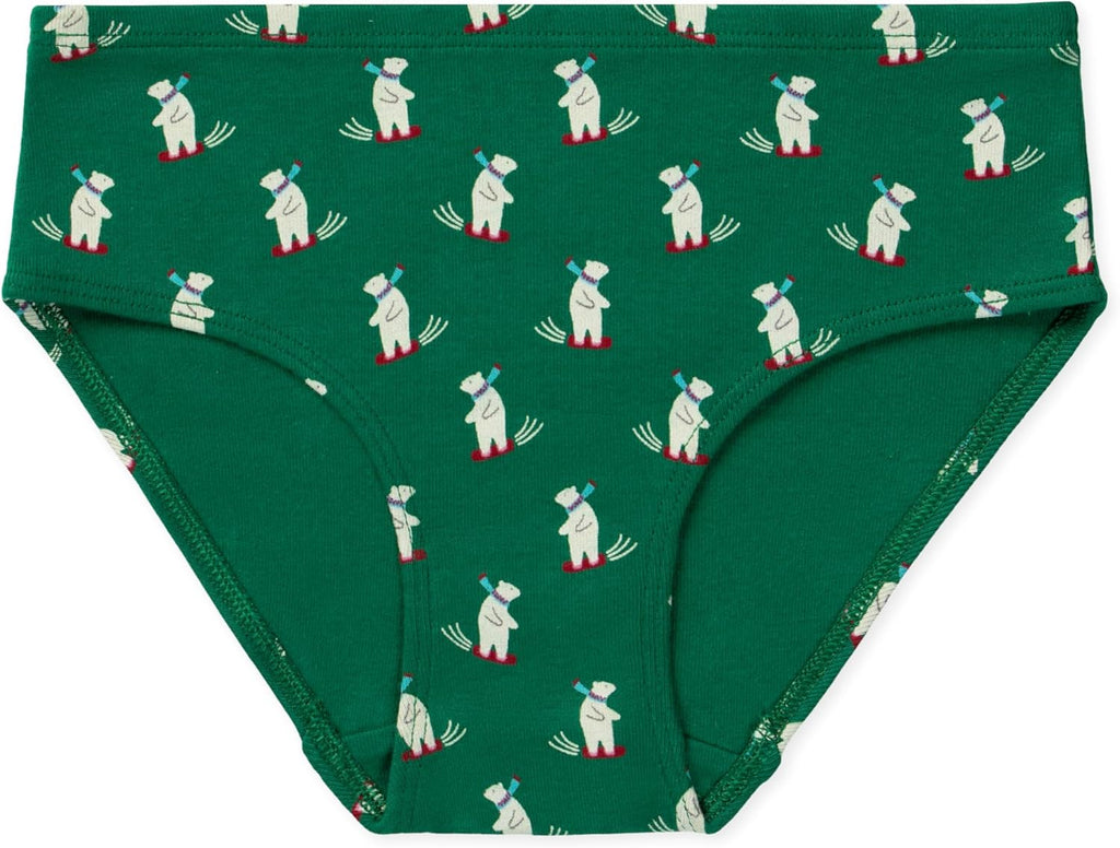 Lucky & Me Girls 100% Organic Cotton Underwear Briefs, Gracie 7 Pack