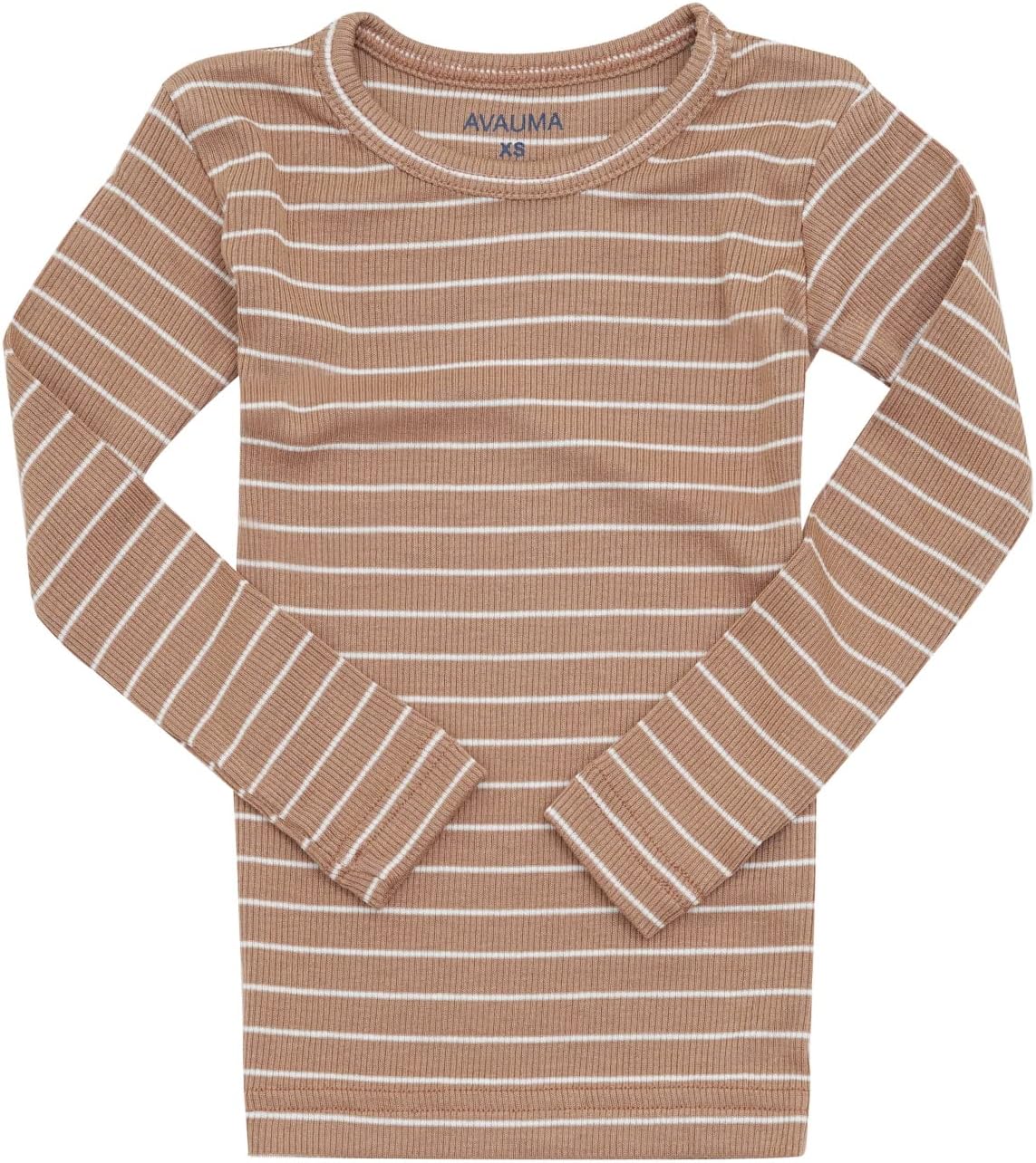 AVAUMA Stripe Pattern Baby Boys Girls Pajama Set Kids Toddler Snug fit Ribbed Sleepwear pjs for Daily Life Style