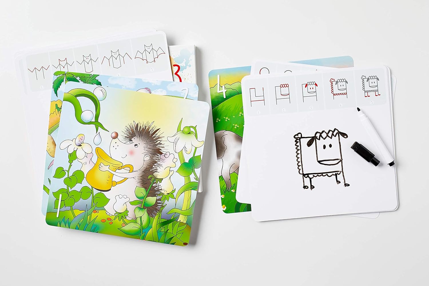 Learning Activity - Drawing with Numbers Educational Game, Perfect for Kids, Preschoolers Who Love Toys, Art and Craft Activities, Gifts for Girls and Boys Ages 3, 4, 5, 6