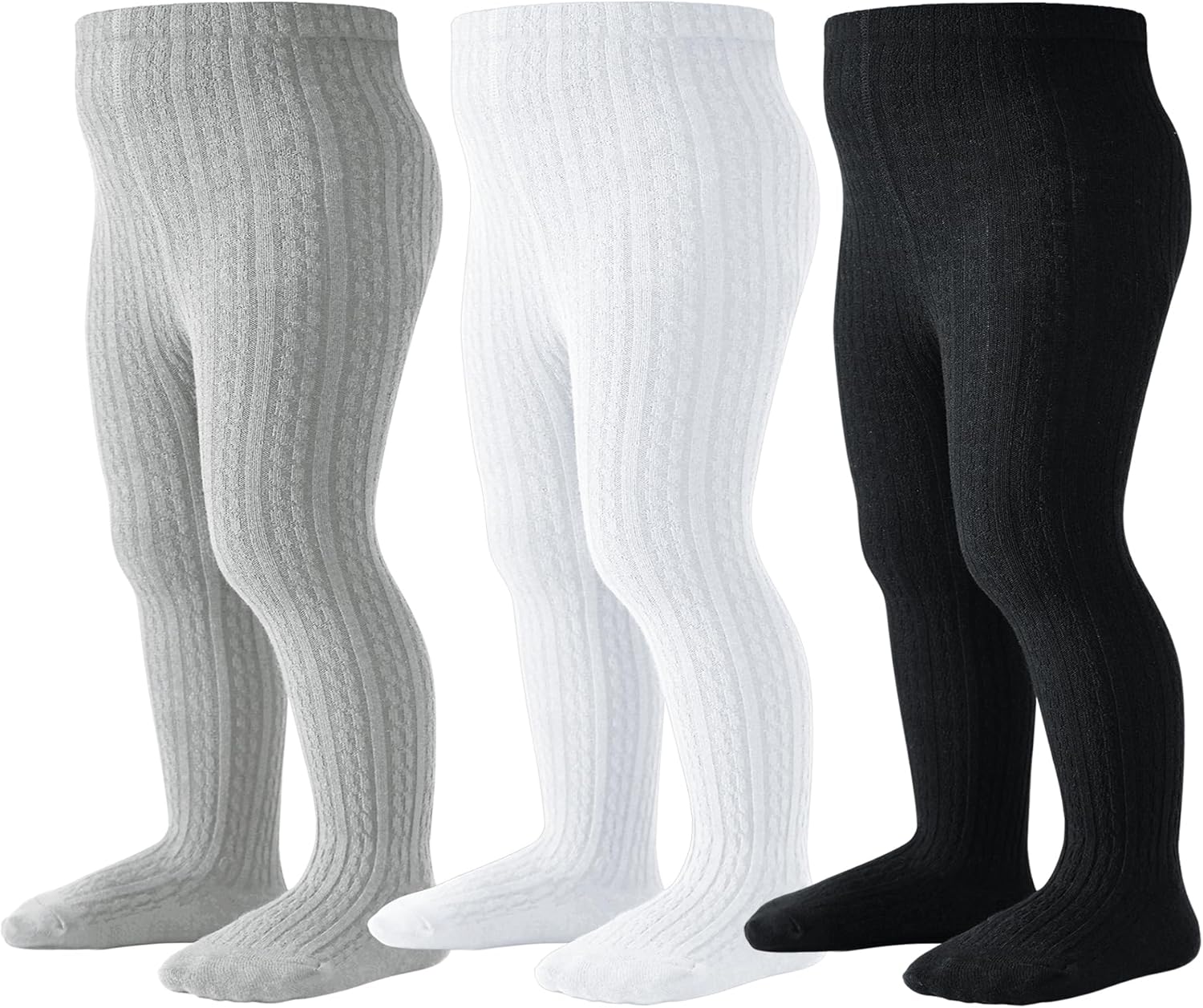 Baby Tights Toddler Stockings Tights Soft Cotton Cable Knit Baby Girl Tight Leggings Newborn Infant 0-4T