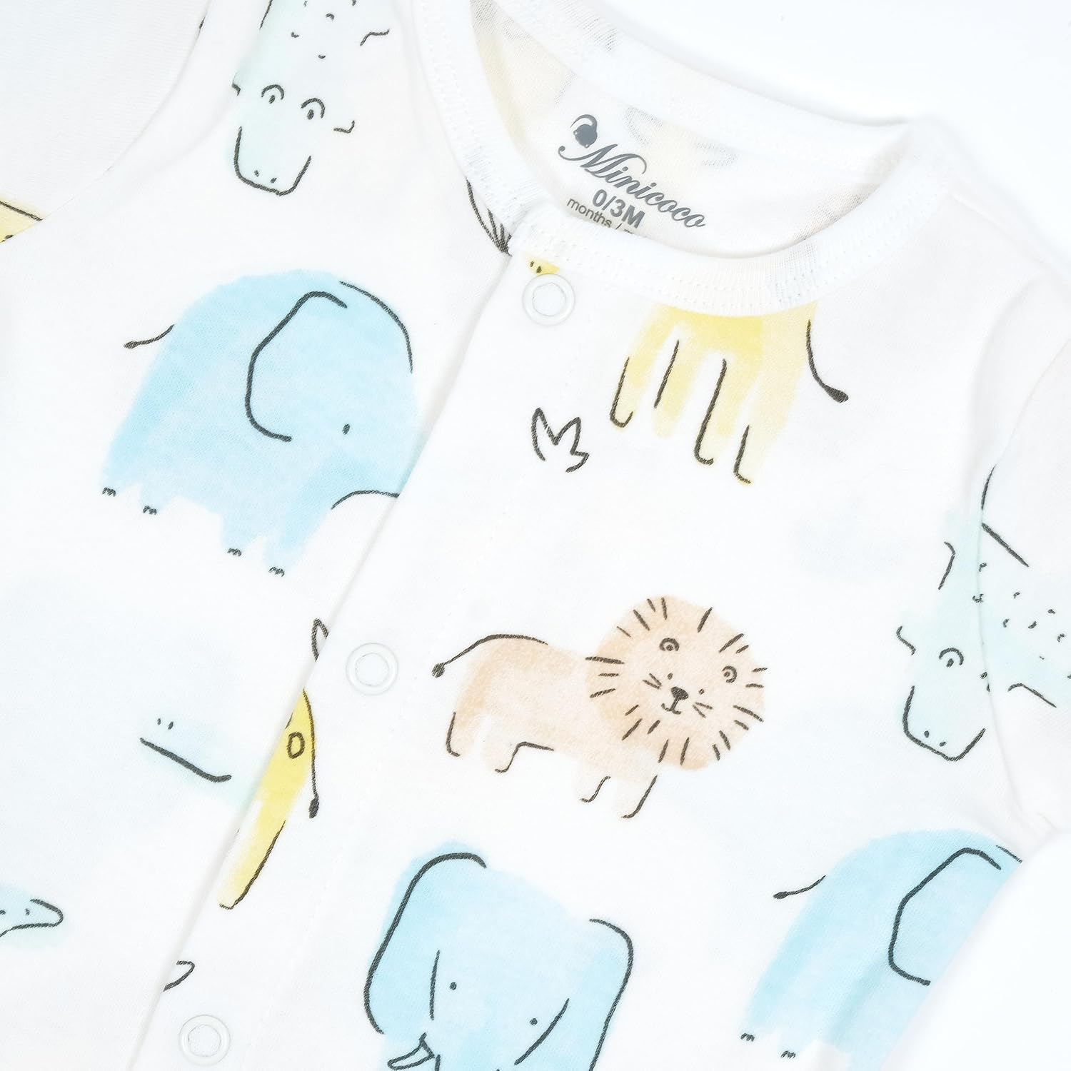 3-Pack 100% Cotton Baby Boy Rompers,0-24Months Short Sleeve Toddler Romper,Breathable Spring/Summer Clothes