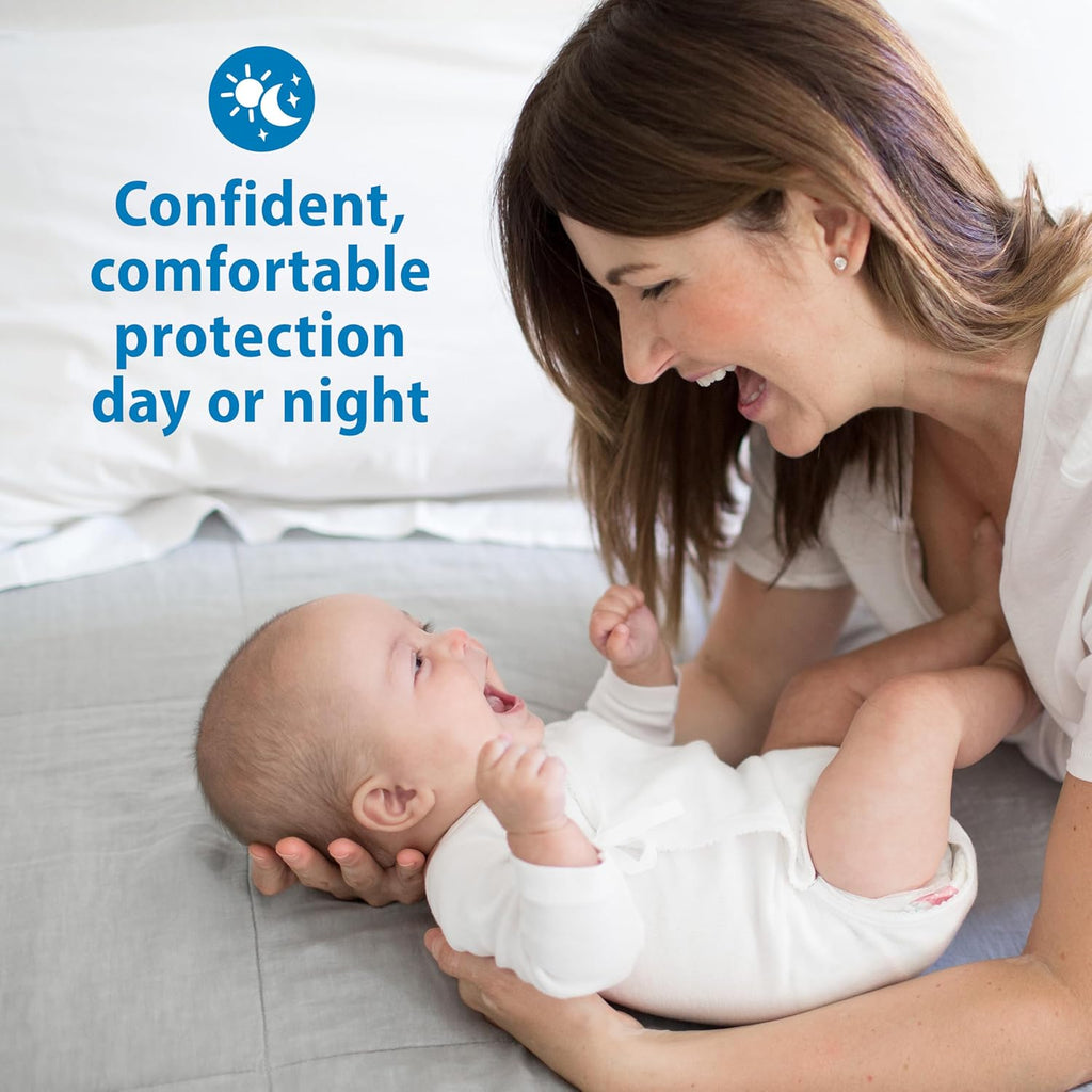 Dr. Brown's Reusable Breast Pads for Breastfeeding, Washable Nursing Pads with Laundry Bag, Day & Night Absorption, 8 Count