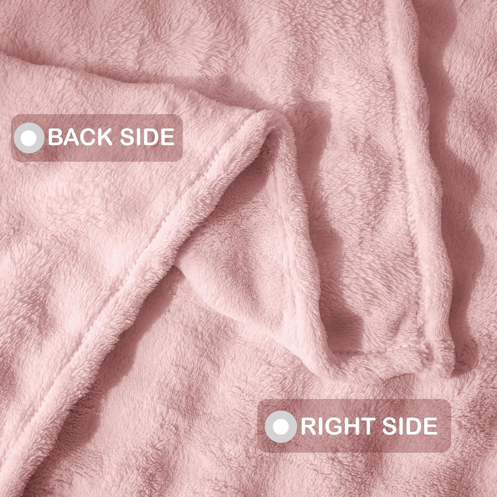 Fleece Baby Blanket for Girls Bubble Design, Warm Cozy and Fluffy Infant Newborn Toddler Small Receiving Blankets for Crib Stroller, 30x40 Inches, Pink