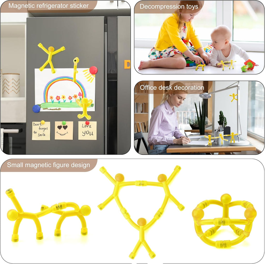 Fidget Toy Set, Fidget Toys for Teens, Adults Fidgets for Anxiety and Stress, Desk Fidgets for Adults, Fidget Sensory Toys Autism Children (Yellow)