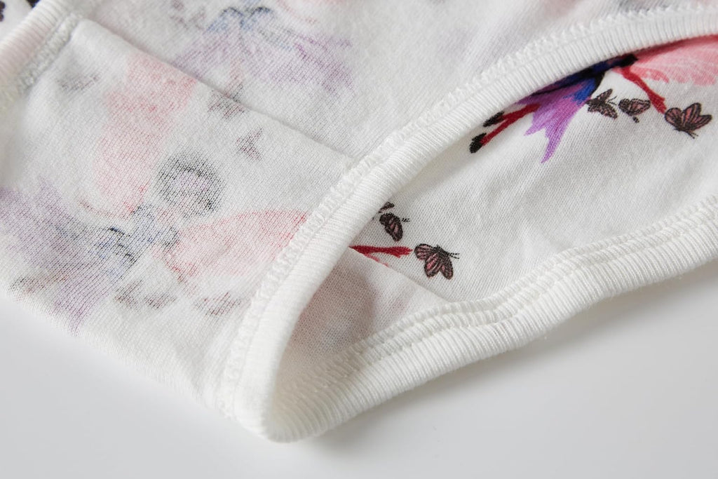 Family Feeling Little Girl Underwear Toddler Panties Big Kids Undies Soft 100% Cotton