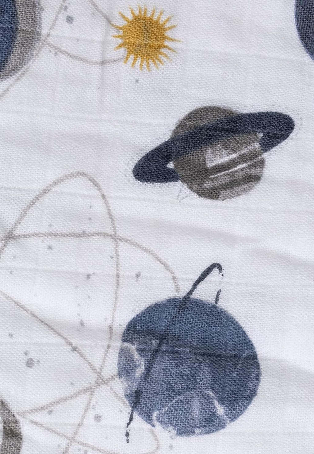 Little Unicorn Original Premium Cotton Quilt | Multi-Layered & Extra-Soft Muslin Fabric |for Babies & Toddlers (Planetary)