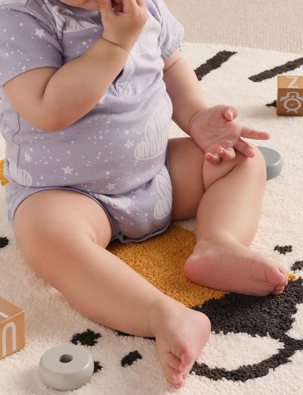 Yoofoss Baby Bodysuits 100% Organic Cotton Short Sleeve Infant Romper for Boy and Girl Baby Clothes, Soft Breathable