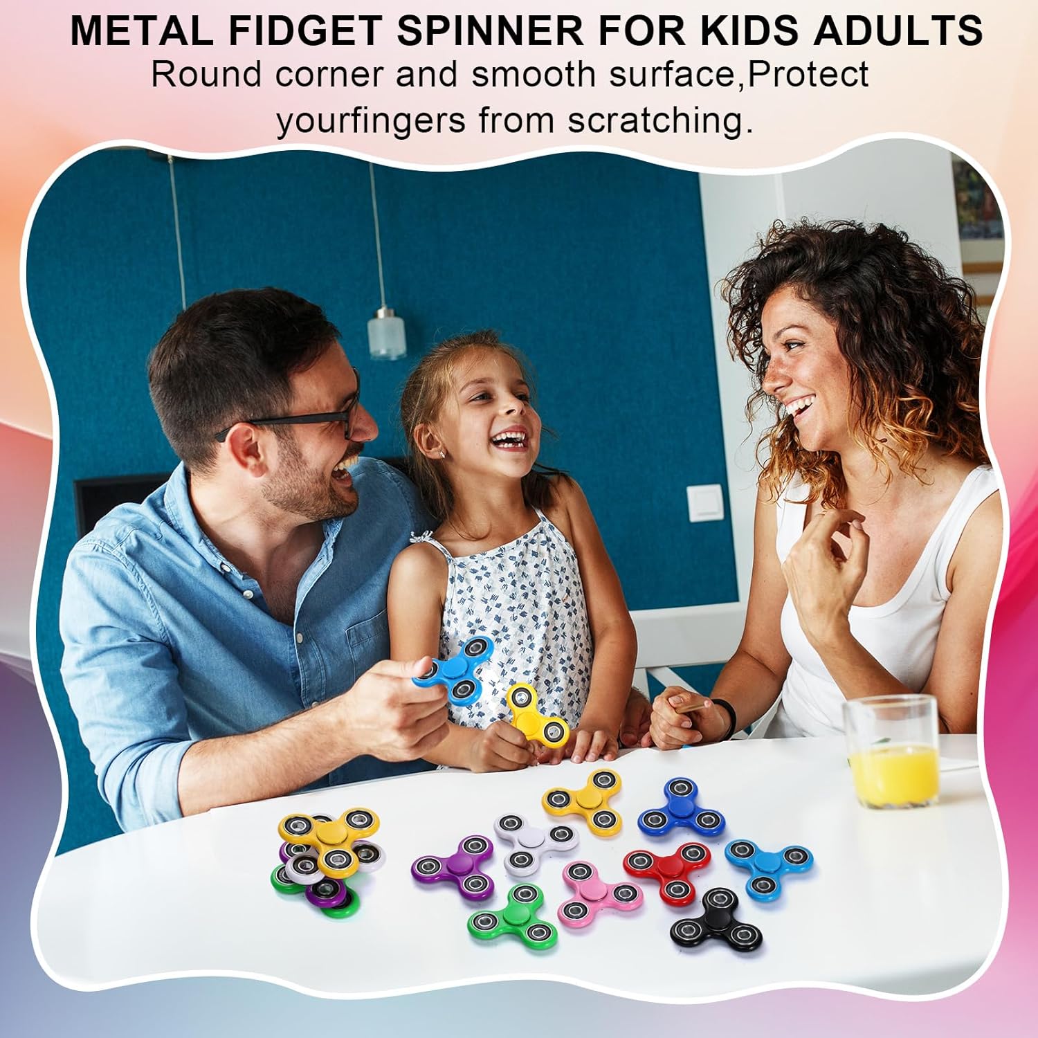 SCIONE 50 Pack Party Favors Fidget Spinners for Kids 4-8 8-12, Halloween Goodie Bags Stuffers Toys for Kids 3-5, Fidget Toys Bulk Classroom Prizes for Girls Boys, Toddler Birthday Party Return Gifts