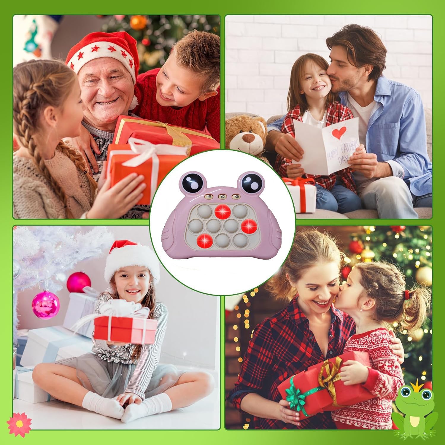 Pop It Fidget Toys Fast Push Game Handheld Game Puzzle Game for Kids 3-12 Birthday Gifts ，Sensory Fidget Toys for Kids and Adult（Pink）