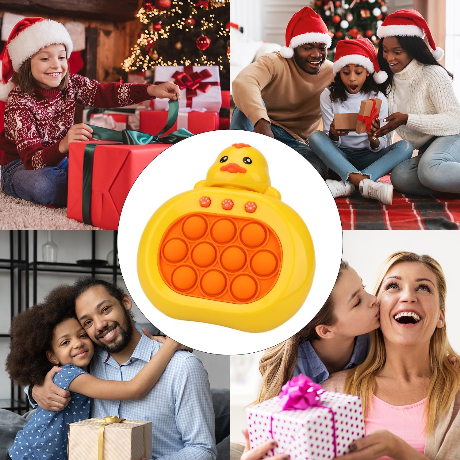 Quick Push Console with Instant Sound Feedback | Handheld Fast Speed Pushing Game | Pop The Target Interactive Educational Sensory Fidget Toy for Kids Adults | Fun Toy for Children 3-12