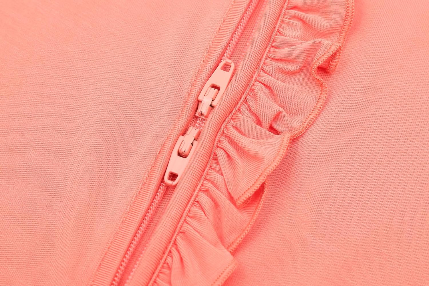 JunNeng Baby Boy Girl 2 Pack Rayon of Bamboo Summer Sleeper Infant Soft Short Sleeve Zipper Footless One-piece Romper