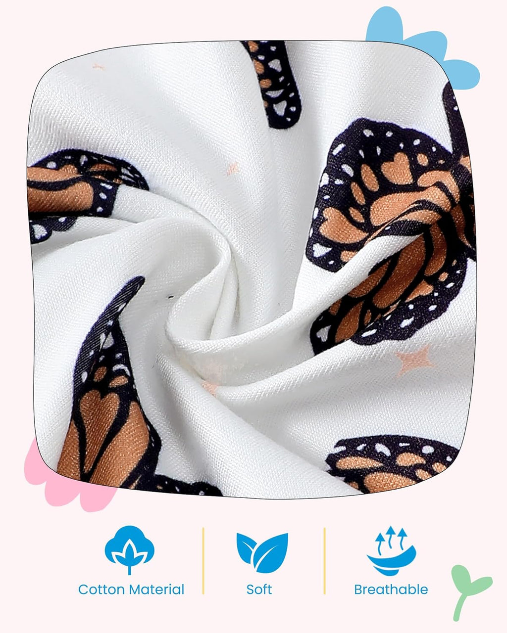 NZRVAWS Newborn Baby Boy Girl Clothes Unisex Infant Romper Pants Set Hat 4-Pack Outfits 0-12 Months 16 Pieces Toddler