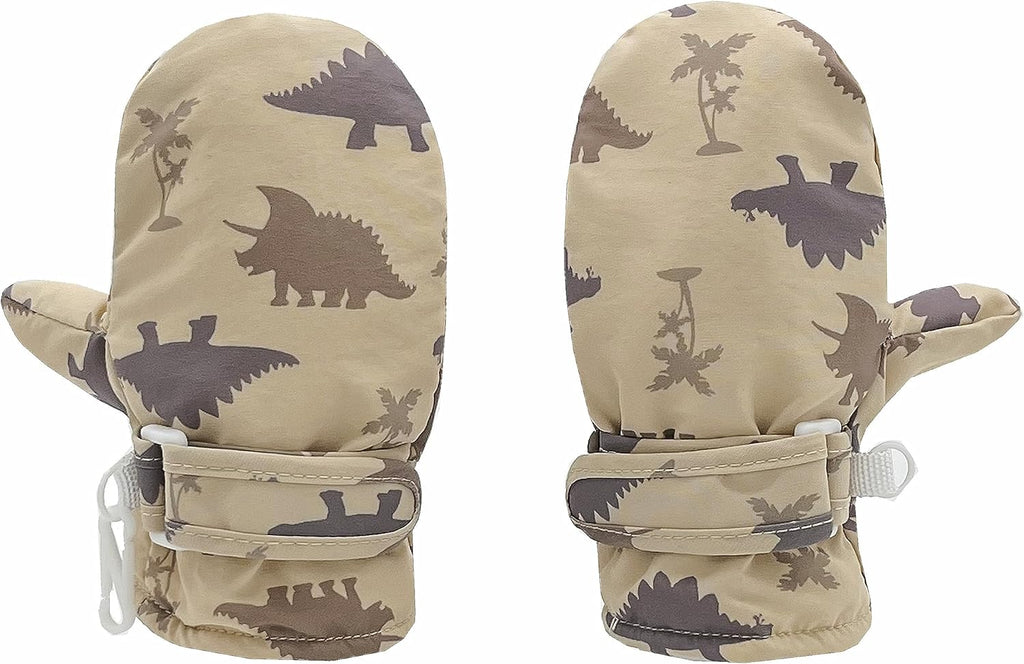 Toddler Gloves Kids Mittens Winter Warm Lined Fleece Gloves Waterproof Snow Baby Mitten for Boys Girls