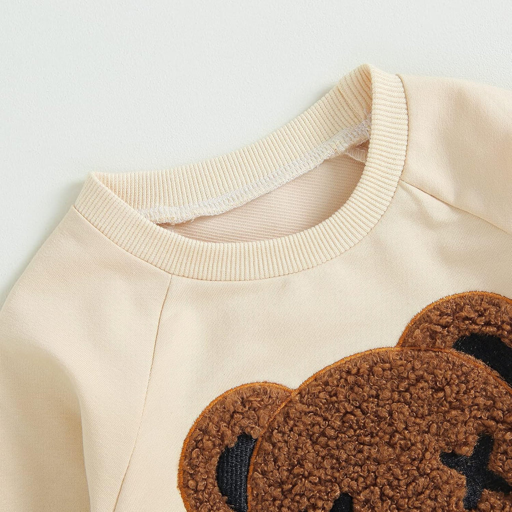 WZTYYDS Toddler Boy Clothes 2T 3T 4T 5T Fall Outfits Baby Pullover & Pants Sets Kids Winter 2Pcs Sweatsuit