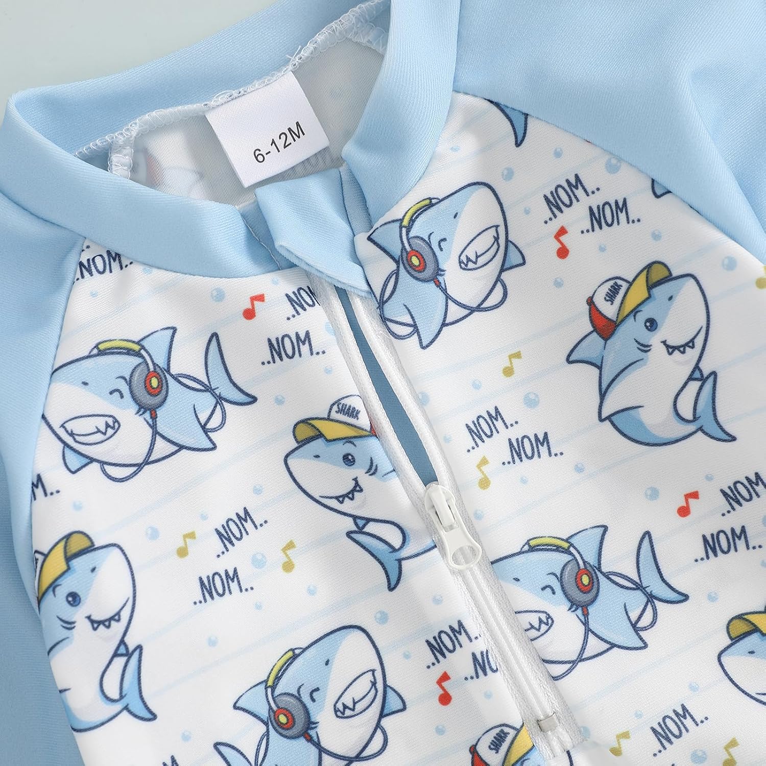 Hnyenmcko Baby/Toddler Boy Rash Guard Swimsuit Long Sleeve One Piece Zipper Swimwear Sunsuit Infant Bathing Suit Beachwear