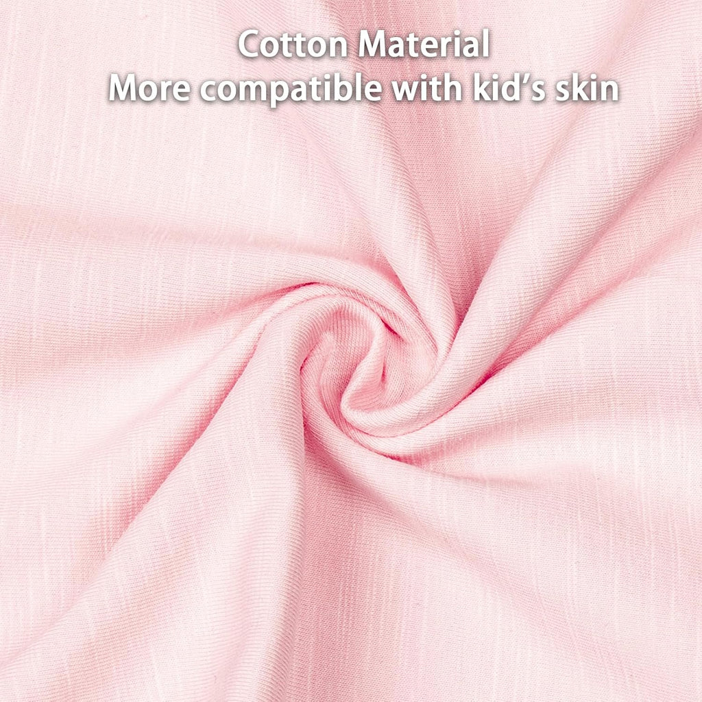 GUISBY Baby Short Sleeve Bodysuit Snap Crotch Closure Cotton Pajamas for Baby 3-Packs