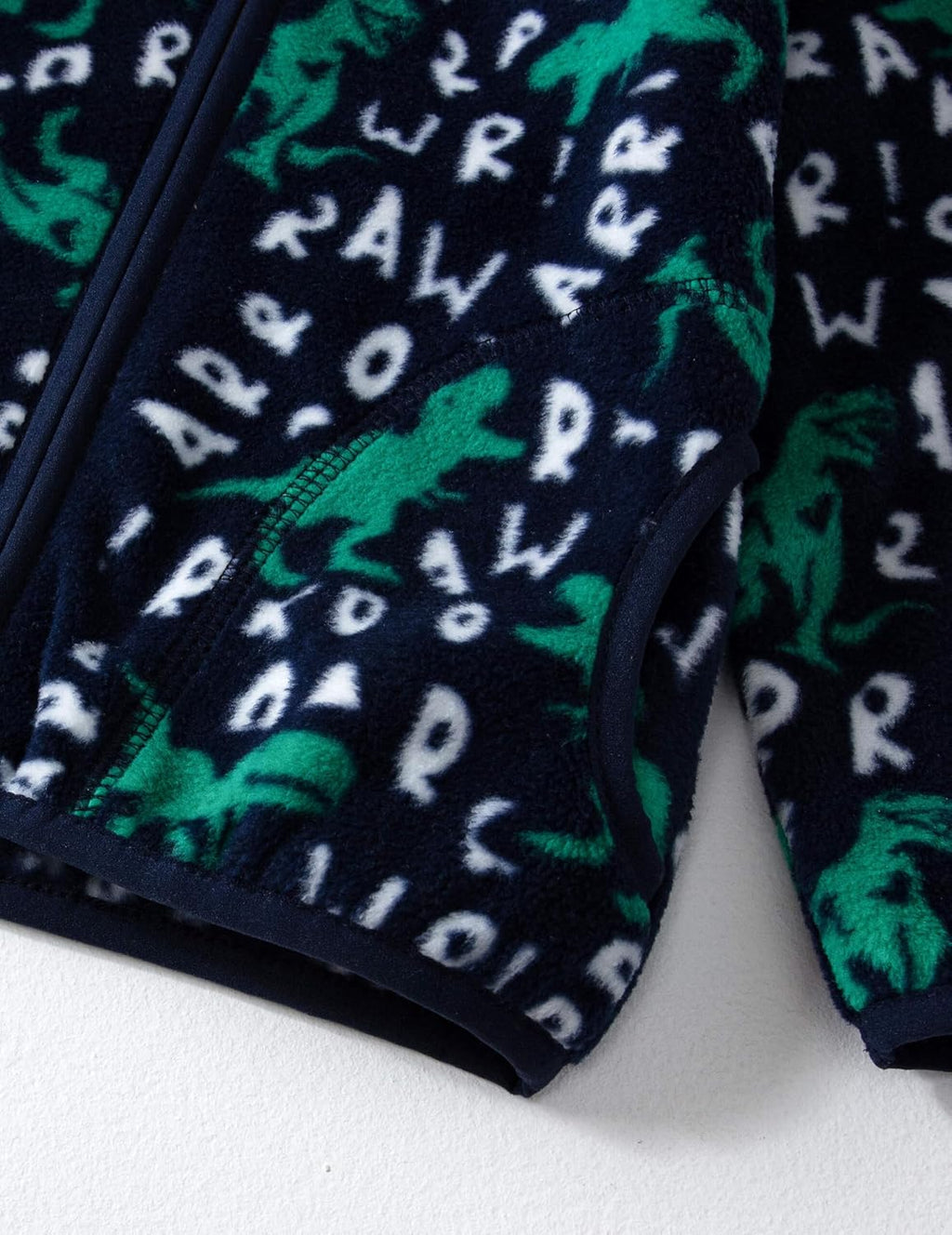 Kids Printed Polar Fleece Jacket Toddler Baby Boys Girls Autumn Winter Warm Sherpa Lining Outerwear Soft Lightweight