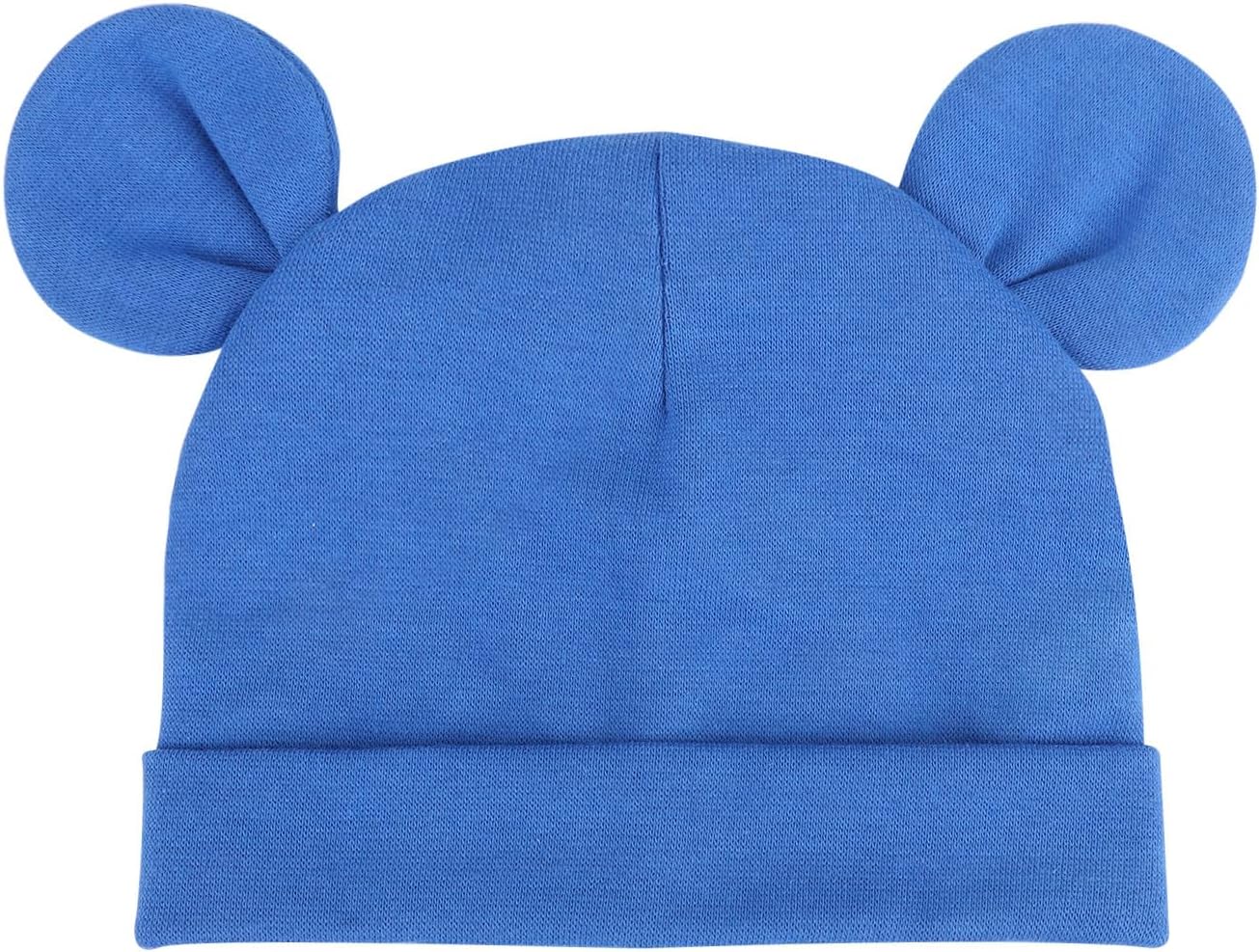 DRESHOW BQUBO 4 Pieces Baby Beanie Newborn Toddler Soft Cute Knit Hat Hospital Hats for Baby Boys Infant Cap Beanies