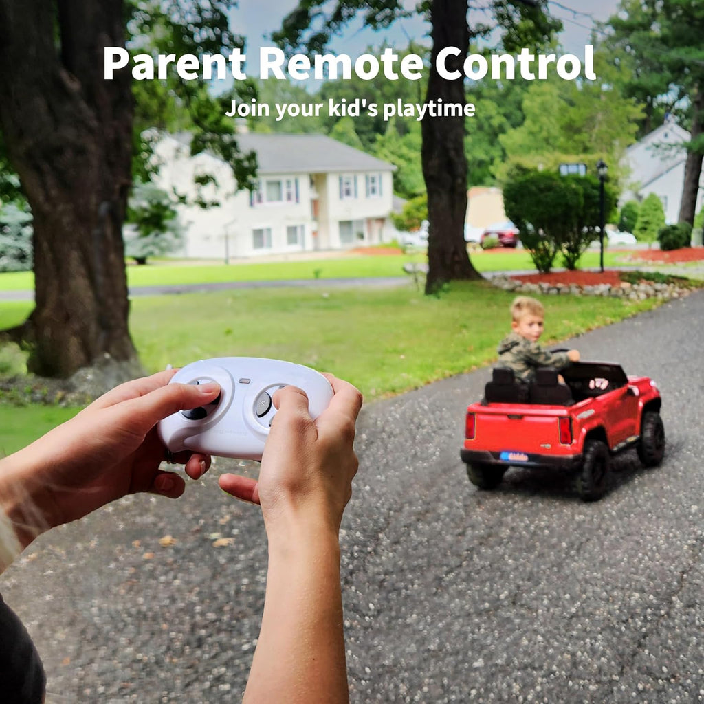 24V 10Ah Ride on Toy for Big Kids, 4WD 2 Seater Electric SUV Kids Car to Drive w/Remote Control, 4x200W Motors - Red