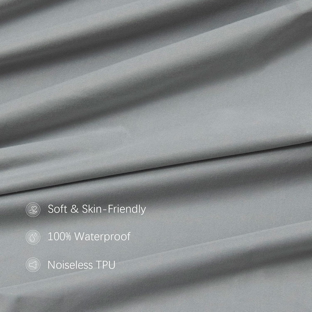 Biloban Mini Crib Sheets Fitted Waterproof 38'' x 24'', 2 Pack Mattress Protector Cover Fits for Dream on Me/Newton Mini Crib Mattress, Portable Sheet for Boys & Girl