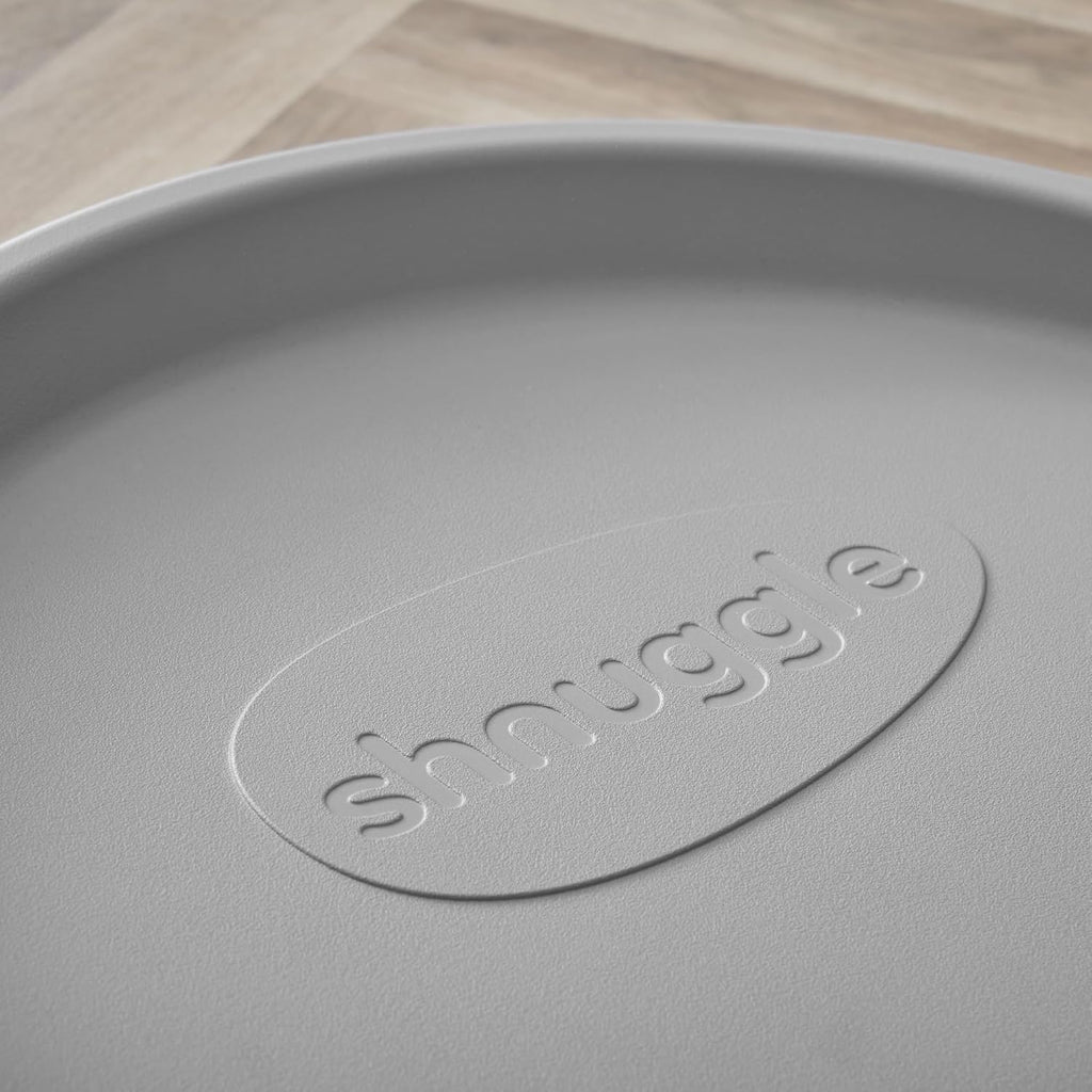 Squishy Changing Mat - Baby Changing Diaper Pad, Wipeable Easy-to-Clean Nappy Station, Warm-to-Touch Surface, Non-Slip Base, No Covers Needed - Grey