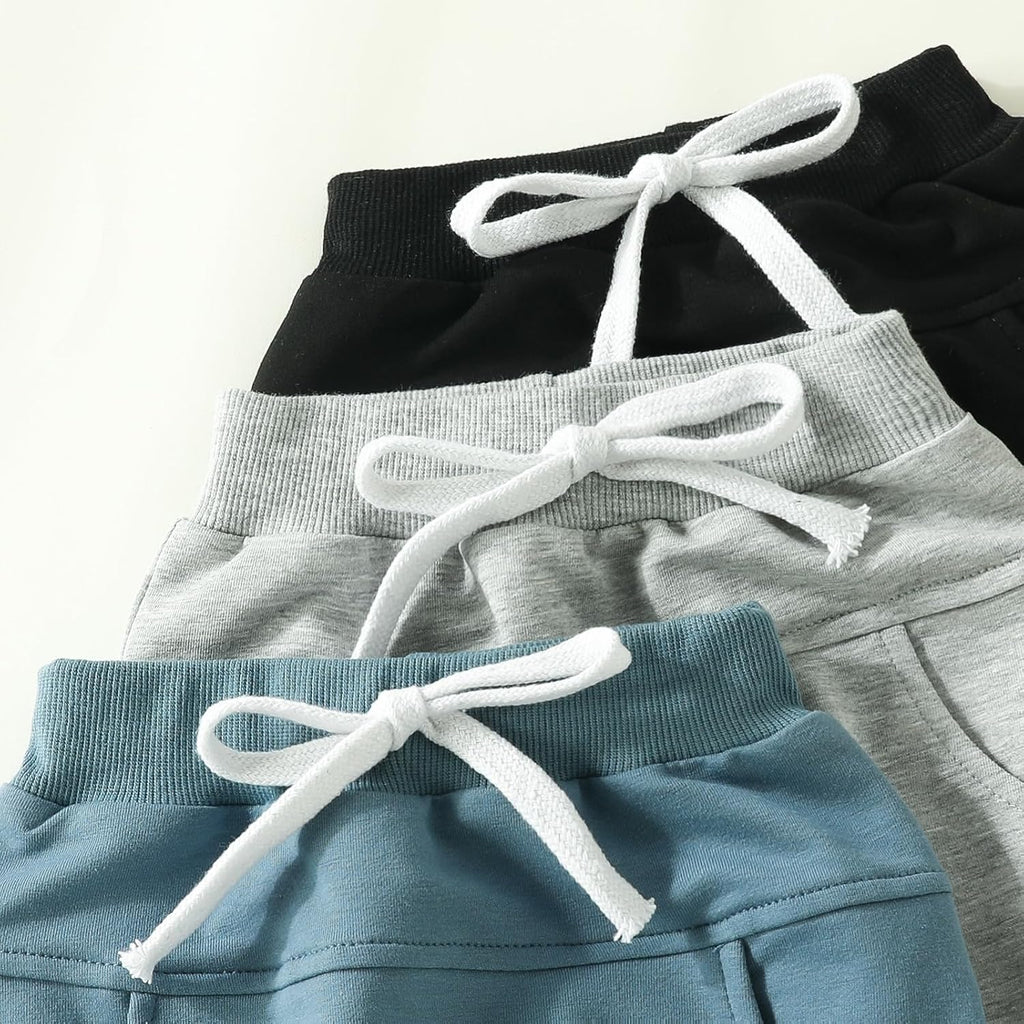 Baby Pants Toddler Infant Newborn Baby Boy Girl Sweatpants Long Joggers Pants Unisex Boy 's Clothing 3 Pack