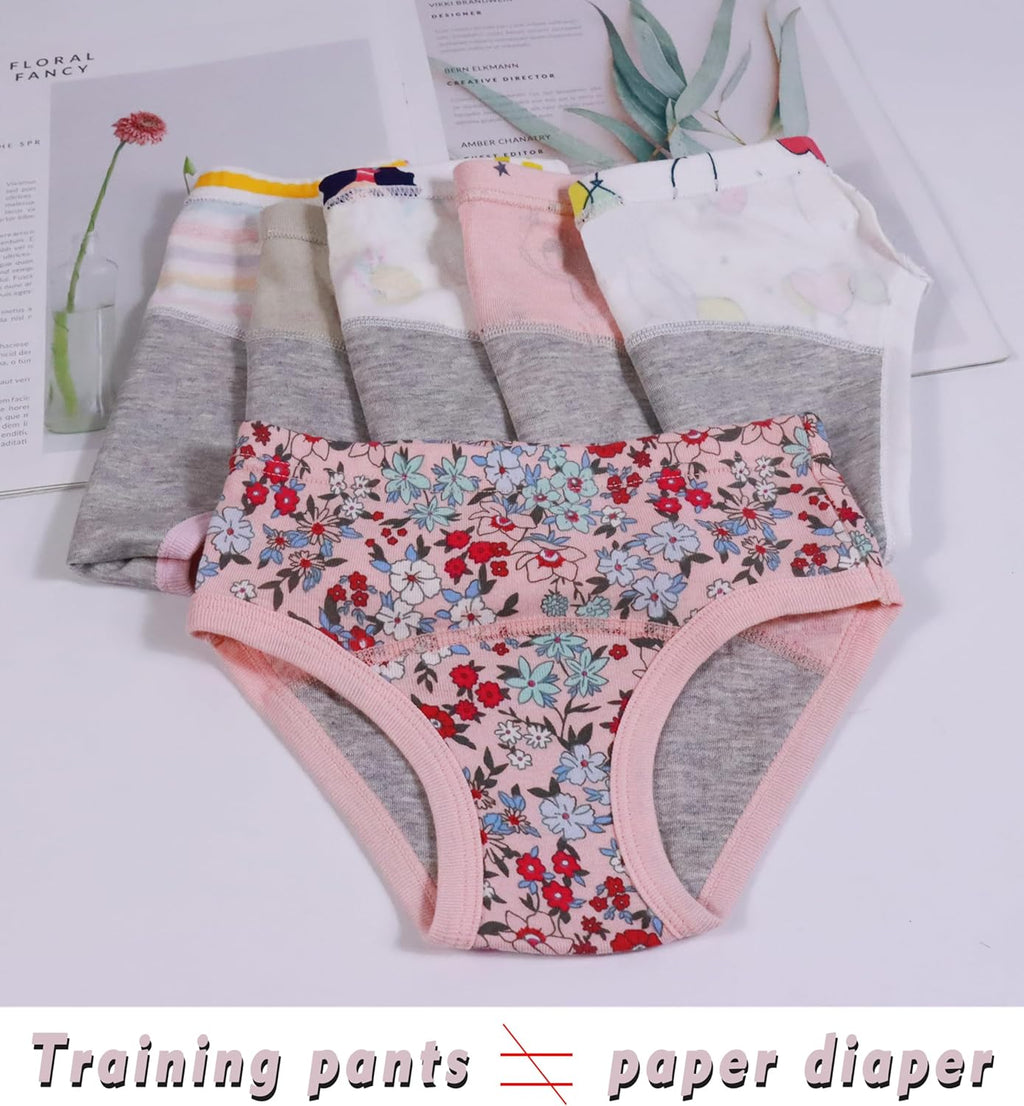 Sladatona Girls Potty Trainer Underwear Toddler Girls Briefs