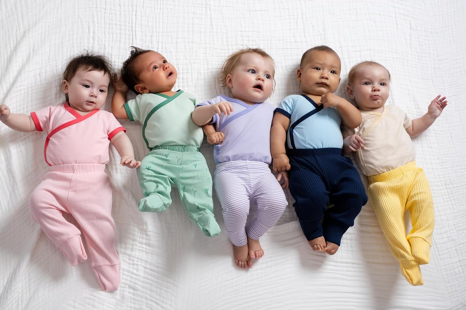 MONICA + ANDY Baby Organic Short Sleeve Lucky Bodysuit