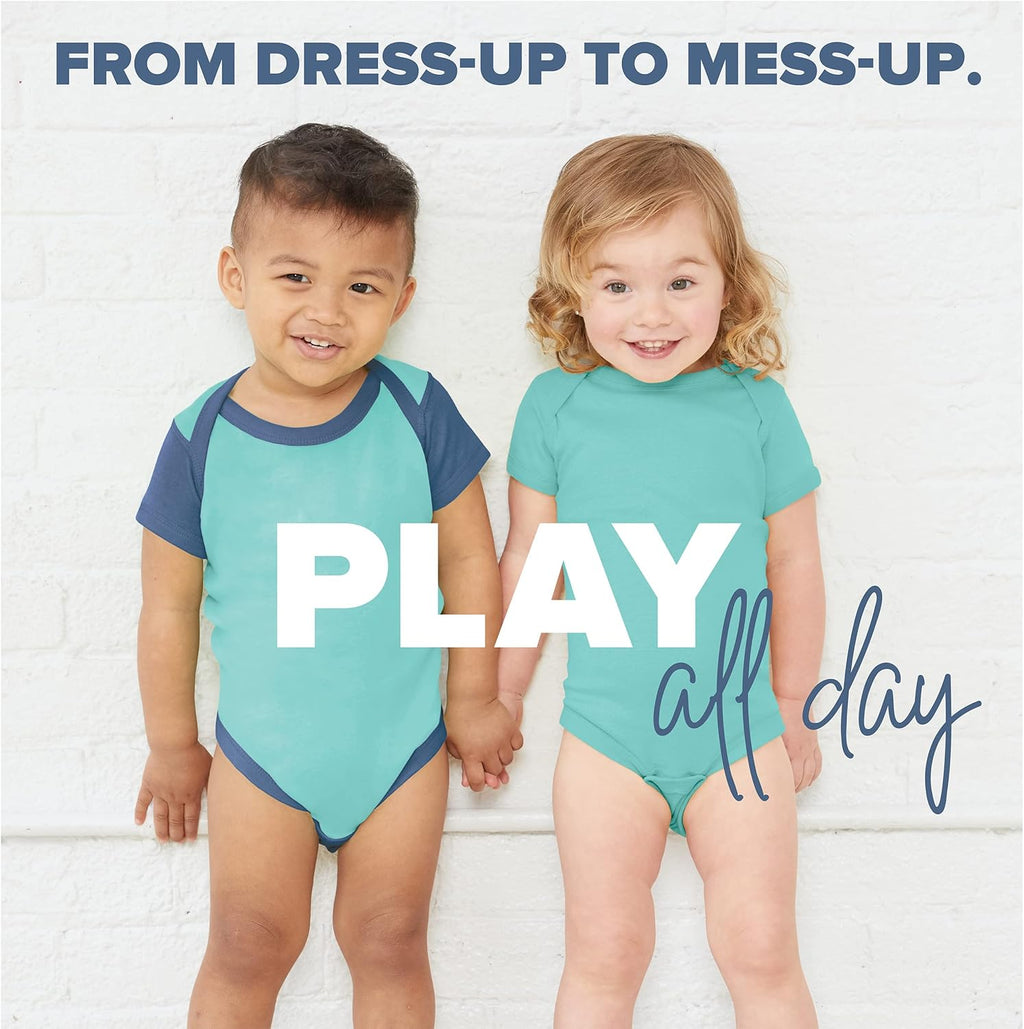 RABBIT SKINS Baby 5-Pack Soft Short Sleeve Bodysuit (4424K)