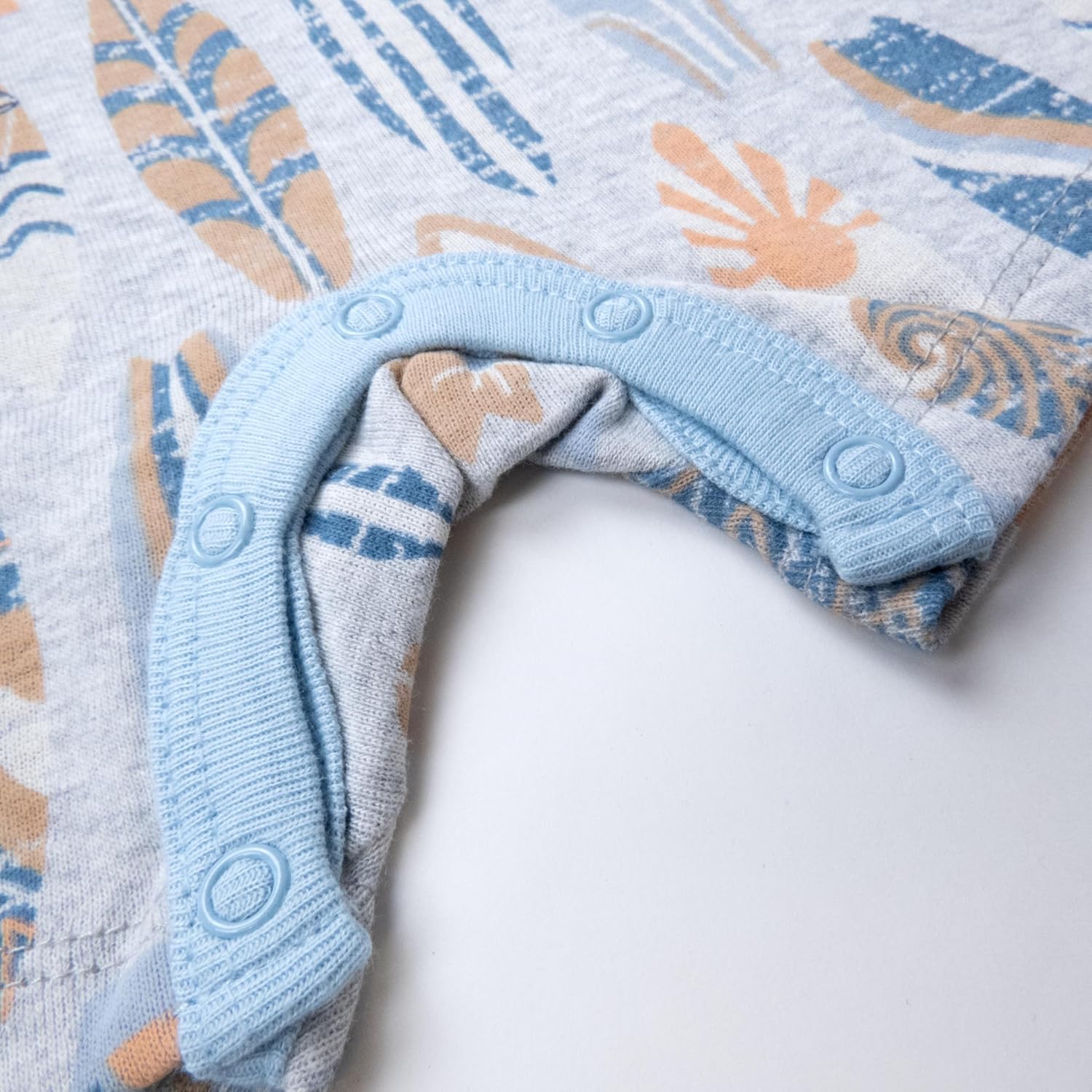 HonestBaby Short Sleeve and Tank Romper 100% Organic Cotton for Infant Baby and Toddler Boys