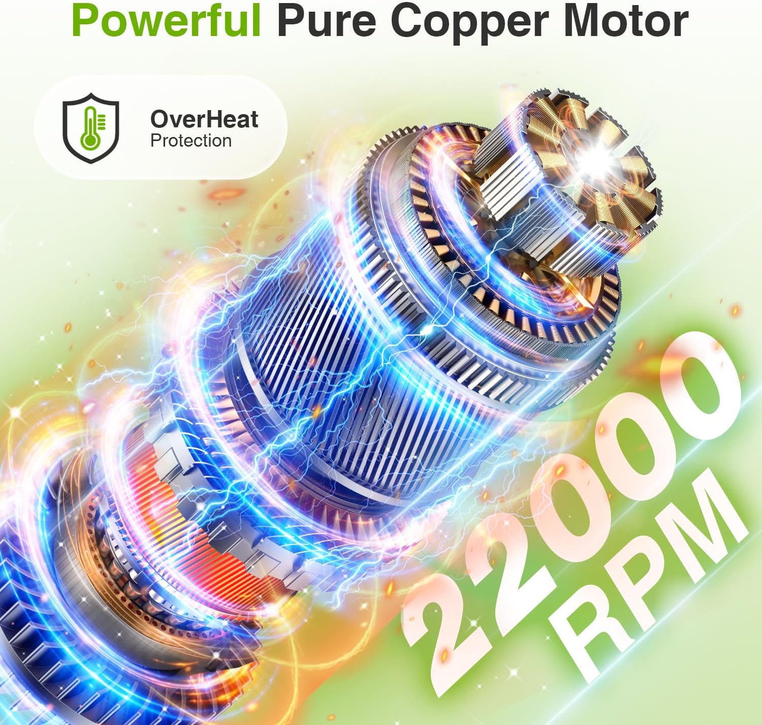 KOIOS Blender for Smoothies,Personal Blender for Shakes and Smoothies with 3 * 22oz To-Go Cups,22000 RPM Smoothie Maker,Detachable 6-leaf Blade Portable Blenders for kitchen,Black