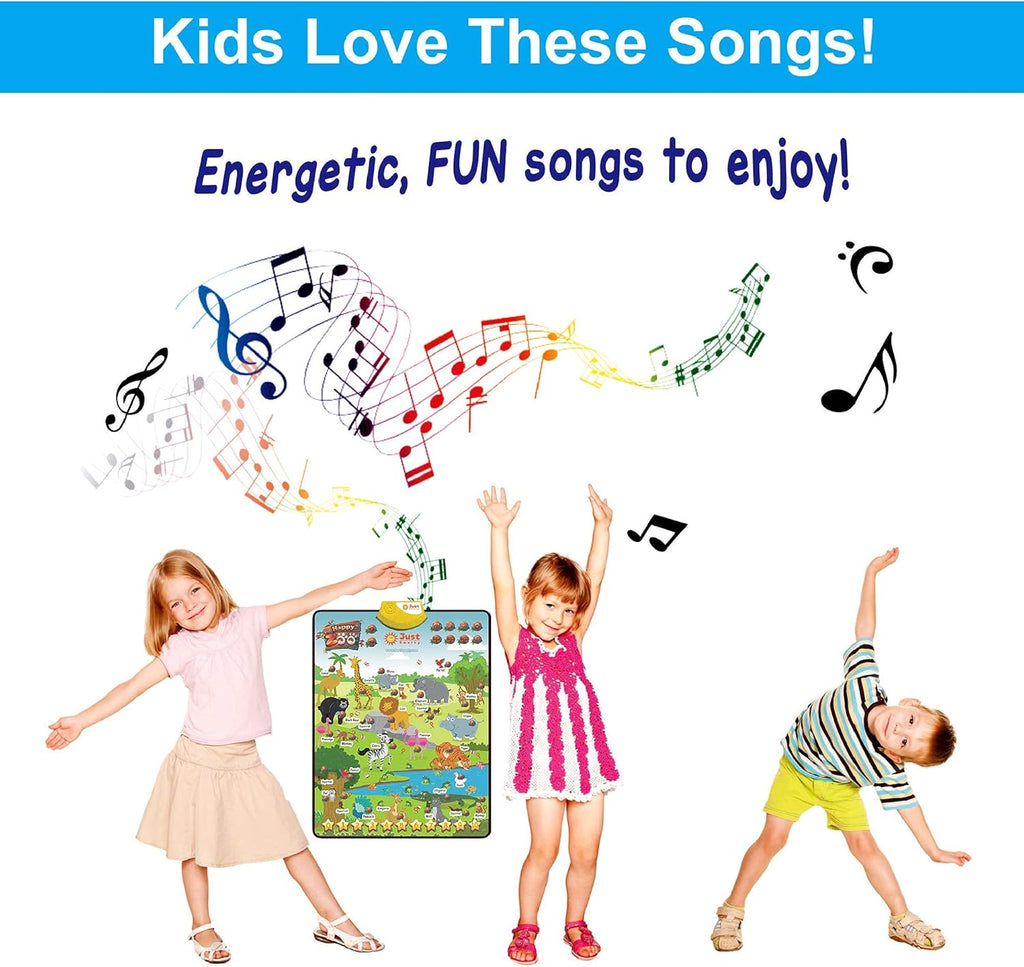 Zoo Animals Toddler Learning Toys Ages 3-6 | Sounds, Counting & Memory Games