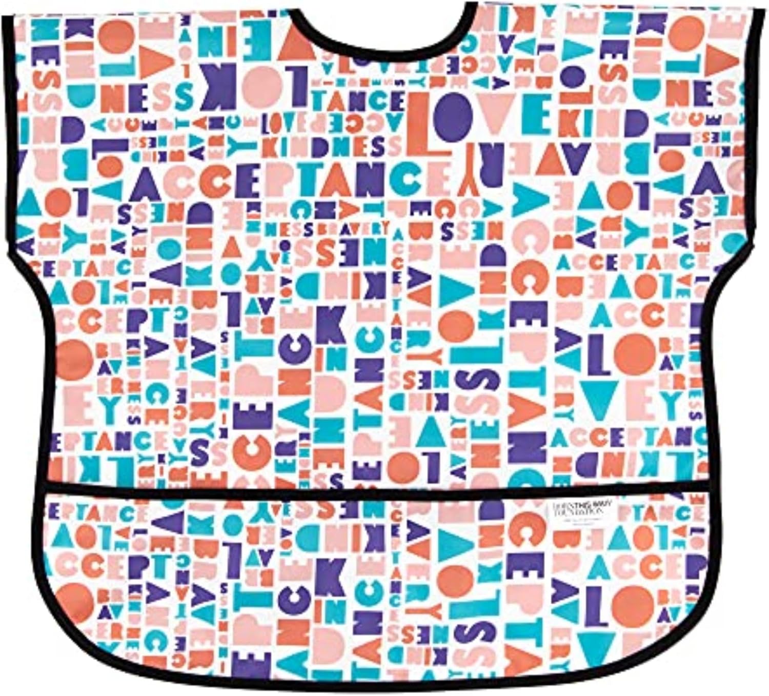 Bumkins Bibs - Toddler Bibs, Waterproof, Large for 1-3 Years, Short Sleeve