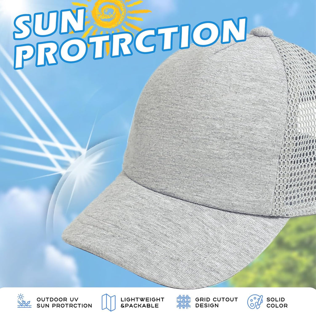 Duoyeree Toddler Baseball Cap Baby Cap Sun hat Print Dinosaur Pattern and Solid Color hat Kids boy Girl Age 0-8t