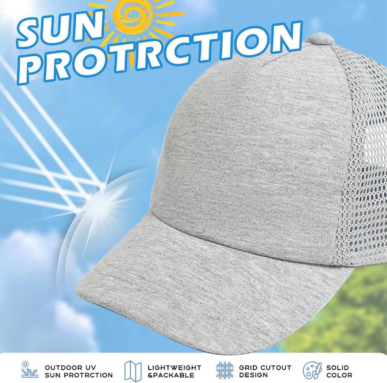 Duoyeree Toddler Baseball Cap Baby Cap Sun hat Print Dinosaur Pattern and Solid Color hat Kids boy Girl Age 0-8t