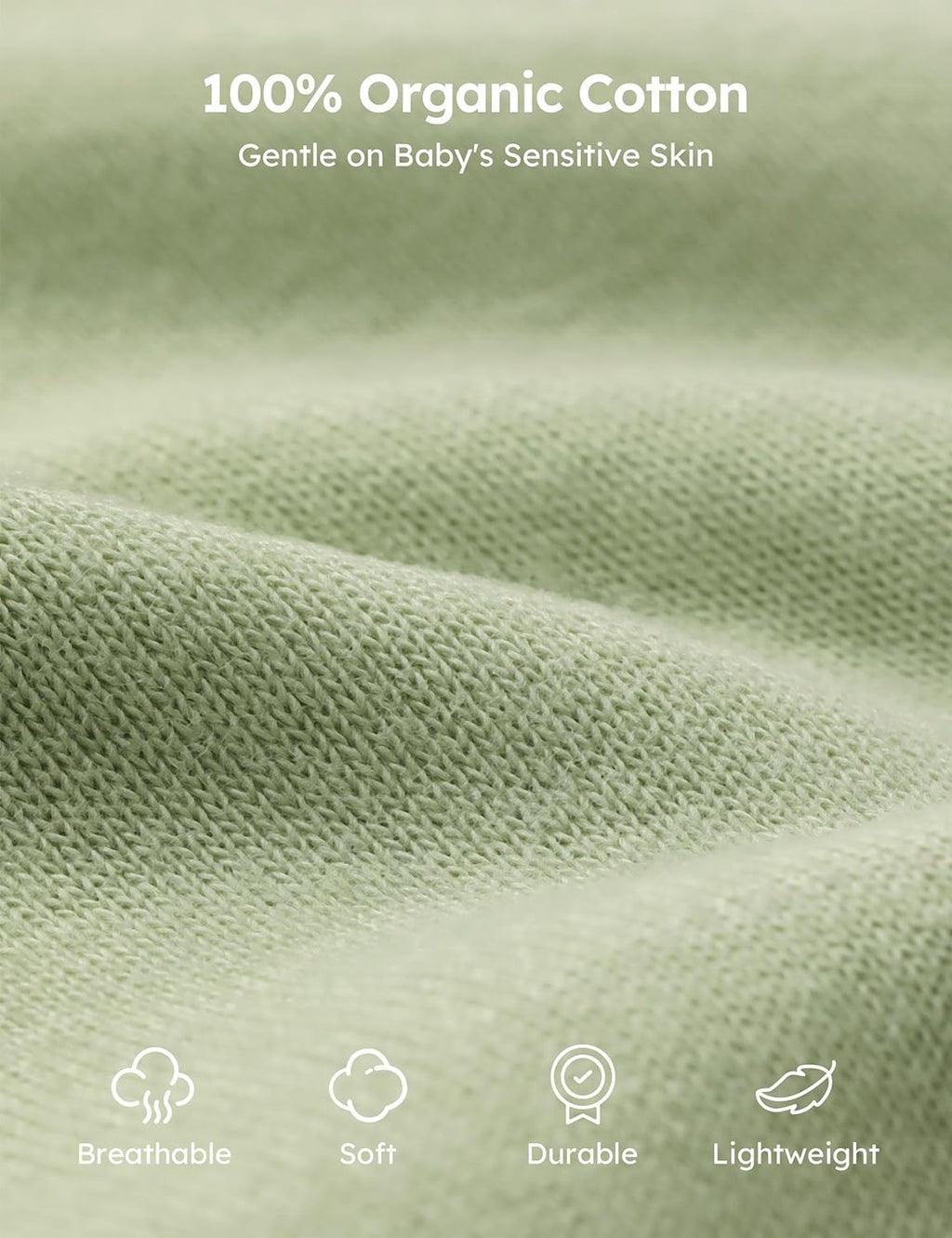 Yoofoss Baby Bodysuits 100% Organic Cotton Short Sleeve Infant Romper for Boy and Girl Baby Clothes, Soft Breathable