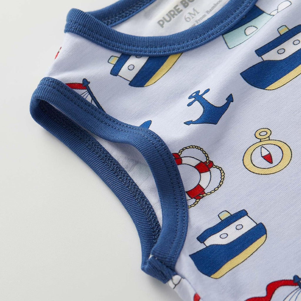 pureborn Baby Boys Girls Bodysuit Super Soft Cotton Romper 0-24 Months