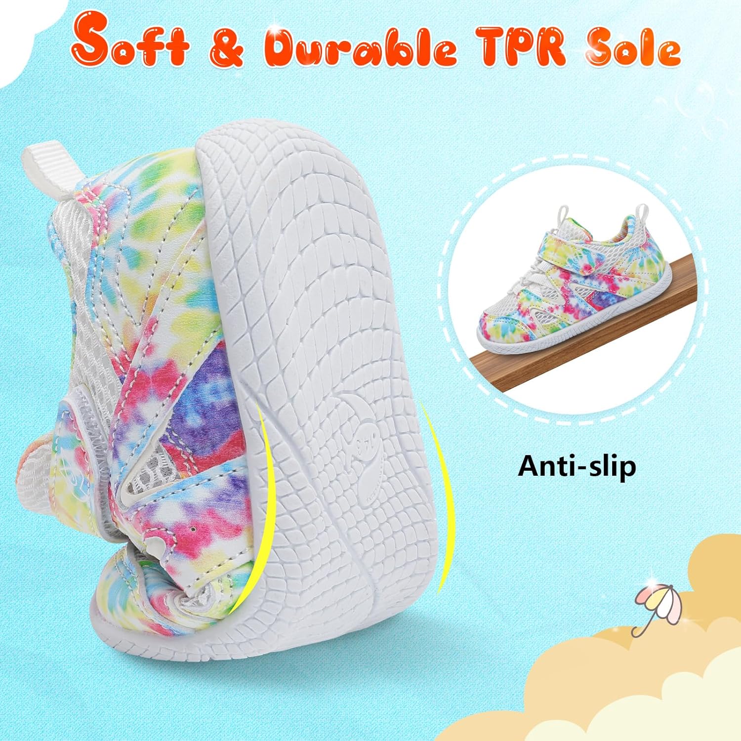 LeIsfIt Baby Shoes Boys Girls First Walking Shoes Non-Slip Toddler Breathable Sneakers Infant Sneakers